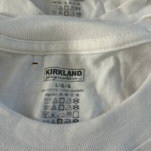 3- men's heavy weight white tees